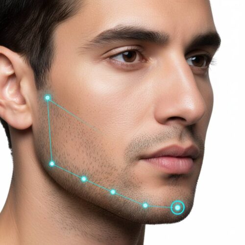 نقاط کلیدی تزریق فیلر برای ایجاد زاویه فک مردان